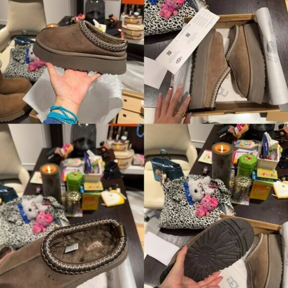 UGG Tan Suede Platform Slip-Ons❤️❤️ - Picture 5 of 7